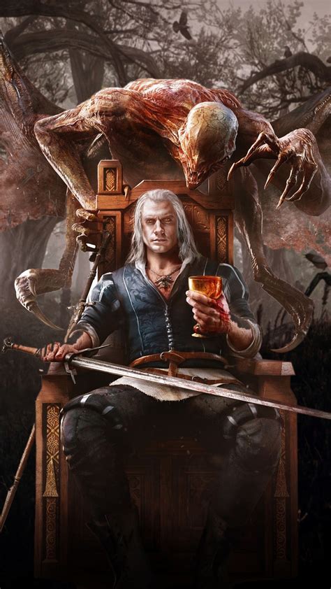 the witcher wallpaper phone